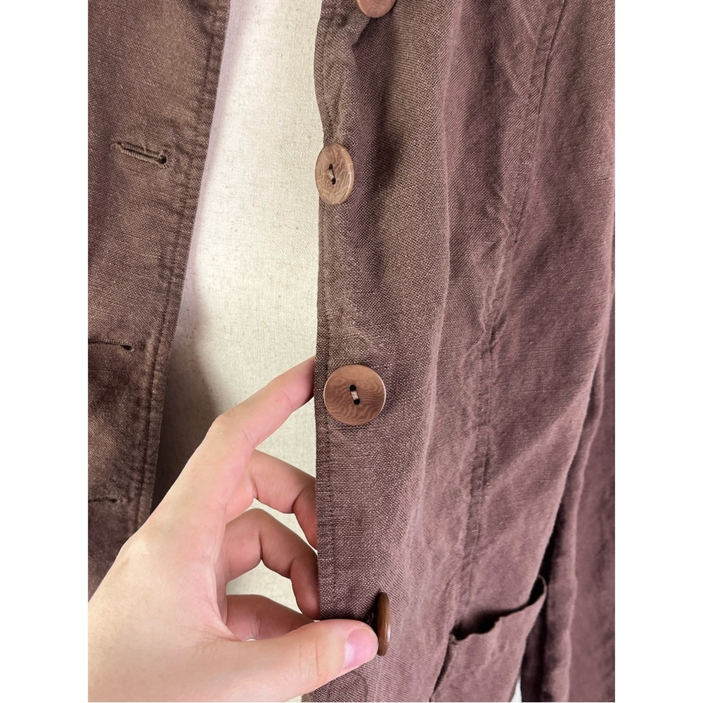 Pendleton Linen Blend Brown Jacket - image 2